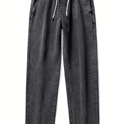 Ethan | Straight Leg Jeans with Elasticated Drawstring Waist