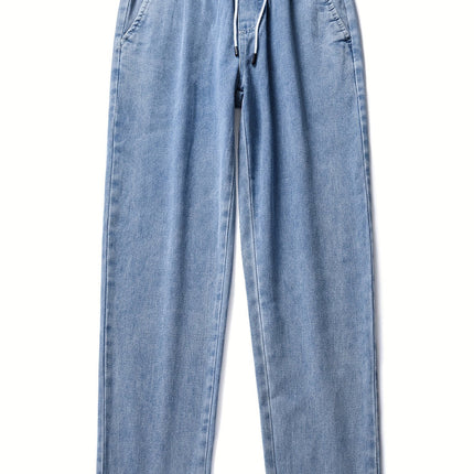 Ethan | Straight Leg Jeans with Elasticated Drawstring Waist