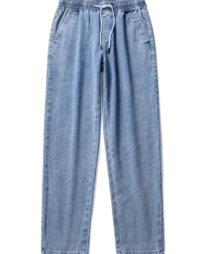 Ethan | Straight Leg Jeans with Elasticated Drawstring Waist