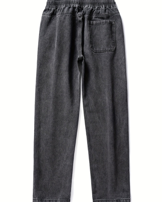 Ethan | Straight Leg Jeans with Elasticated Drawstring Waist