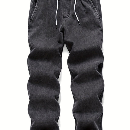 Ethan | Straight Leg Jeans with Elasticated Drawstring Waist