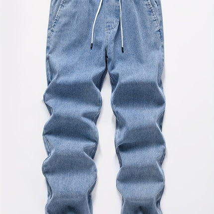 Ethan | Straight Leg Jeans with Elasticated Drawstring Waist