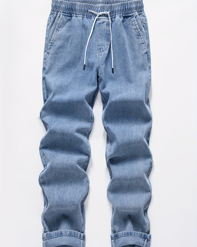 Ethan | Straight Leg Jeans with Elasticated Drawstring Waist
