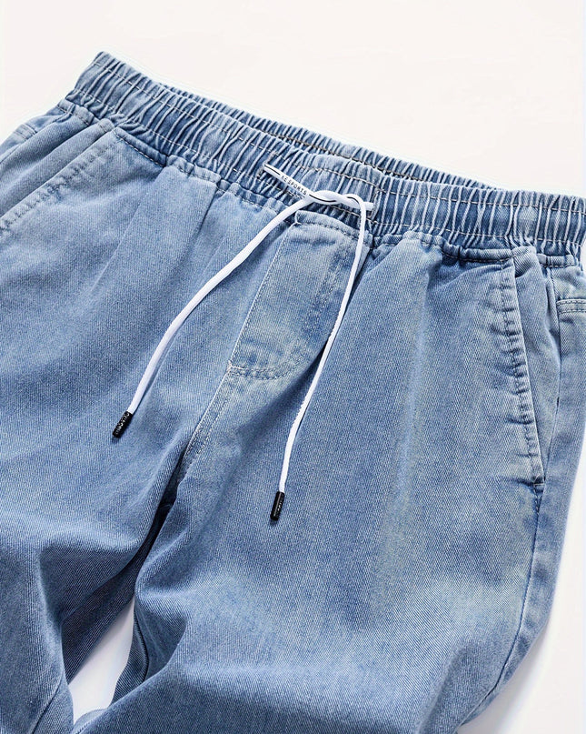 Ethan | Straight Leg Jeans with Elasticated Drawstring Waist