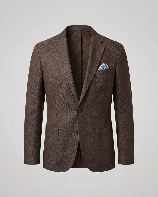 Grant | Linen-Blend Tailored Blazer Jacket for Men