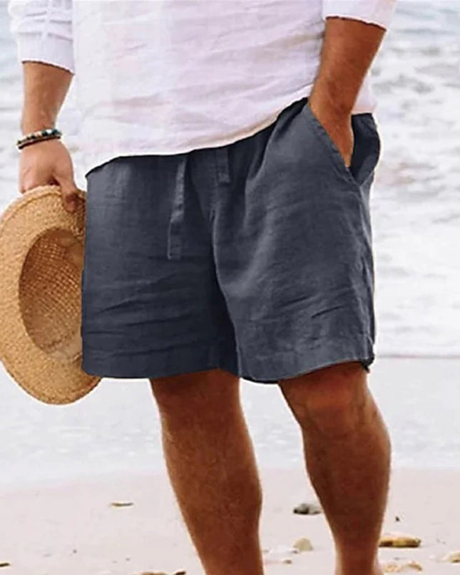 Hannes | Linen Drawstring Shorts