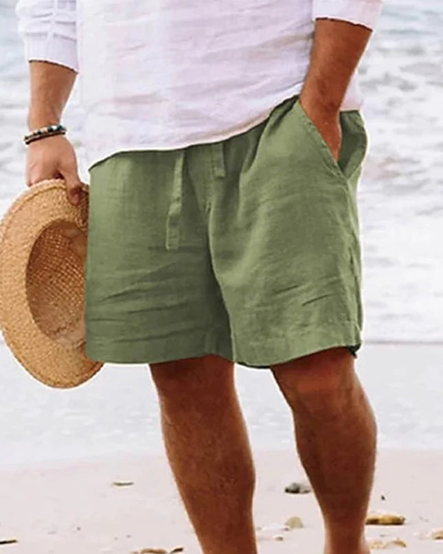 Hannes | Linen Drawstring Shorts