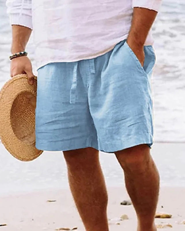 Hannes | Linen Drawstring Shorts