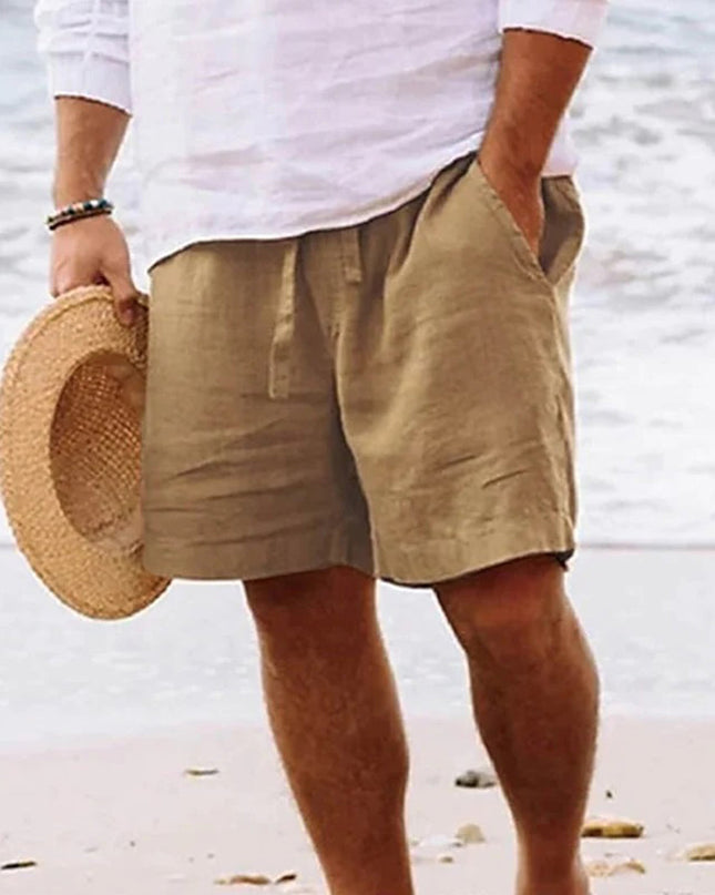 Hannes | Linen Drawstring Shorts