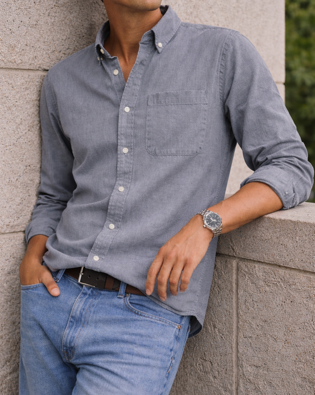 Harrison | Button-Down Long Sleeve Casual Shirt