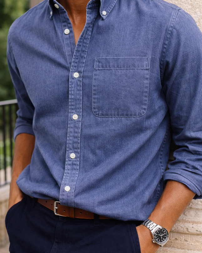 Harrison | Button-Down Long Sleeve Casual Shirt
