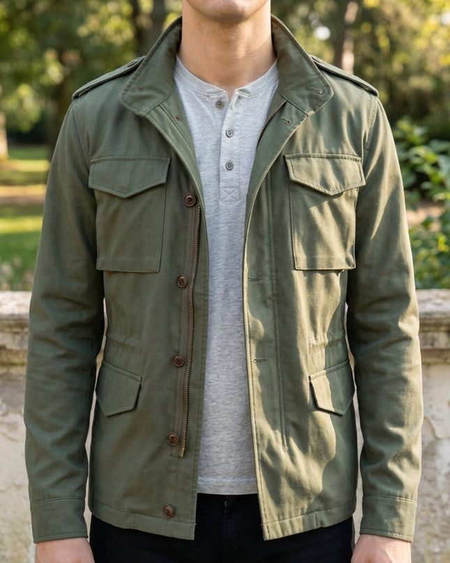 Hudson | Utility Field Jacket with Multi Pocket Design