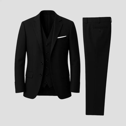 James | Tailored Slim Fit Three-Piece Suit for Weddings
