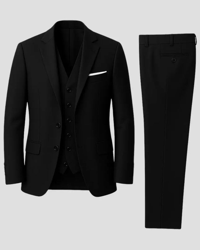 James | Tailored Slim Fit Three-Piece Suit for Weddings