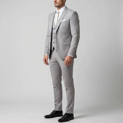 James | Tailored Slim Fit Three-Piece Suit for Weddings