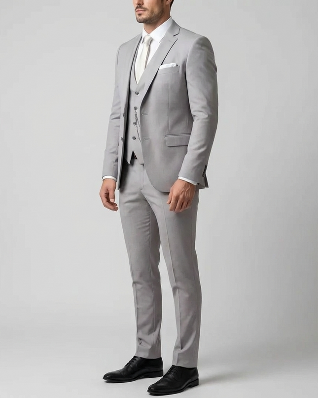 James | Tailored Slim Fit Three-Piece Suit for Weddings