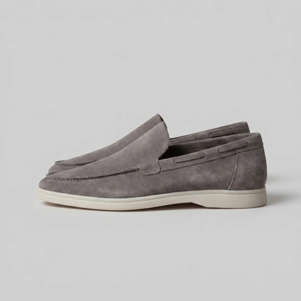 Julian | Classic Slip-On Loafers with Moc Toe Design