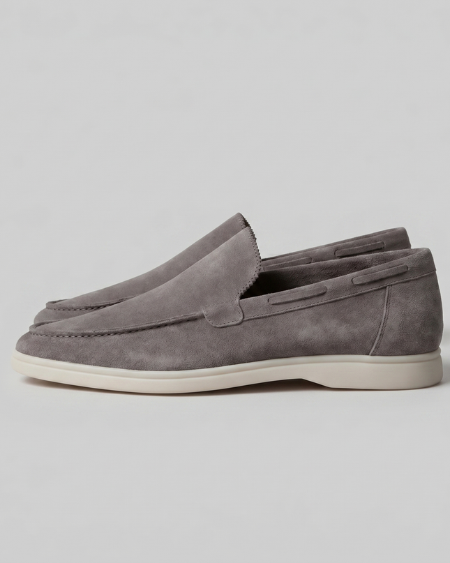 Julian | Classic Slip-On Loafers with Moc Toe Design