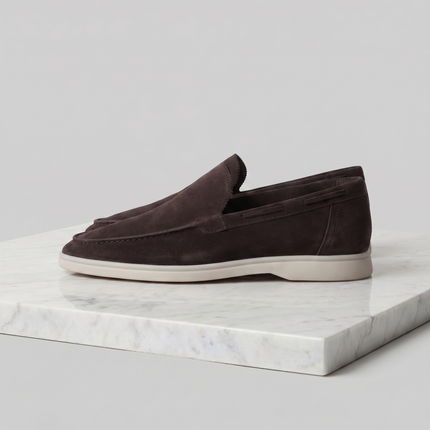 Julian | Classic Slip-On Loafers with Moc Toe Design