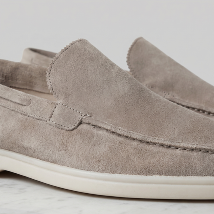 Julian | Classic Slip-On Loafers with Moc Toe Design