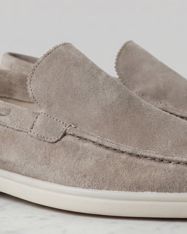 Julian | Classic Slip-On Loafers with Moc Toe Design