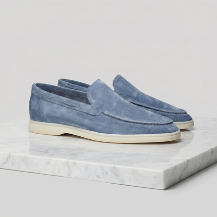 Julian | Classic Slip-On Loafers with Moc Toe Design
