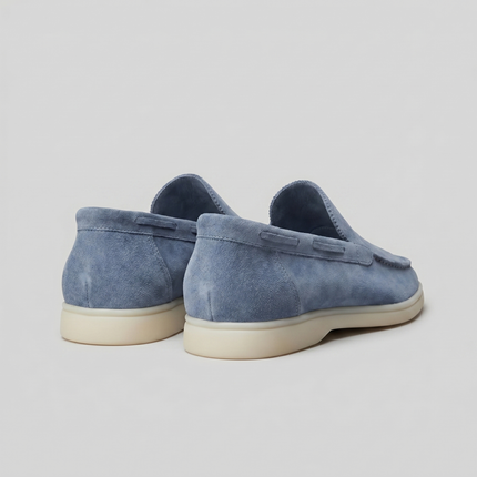 Julian | Classic Slip-On Loafers with Moc Toe Design