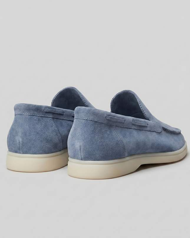 Julian | Classic Slip-On Loafers with Moc Toe Design