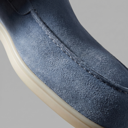 Julian | Classic Slip-On Loafers with Moc Toe Design