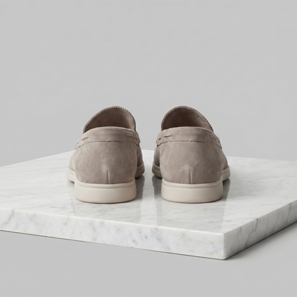 Julian | Classic Slip-On Loafers with Moc Toe Design