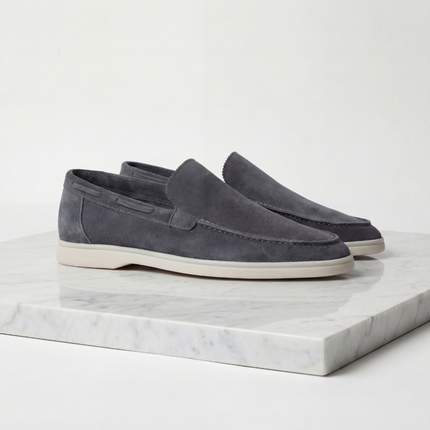 Julian | Classic Slip-On Loafers with Moc Toe Design