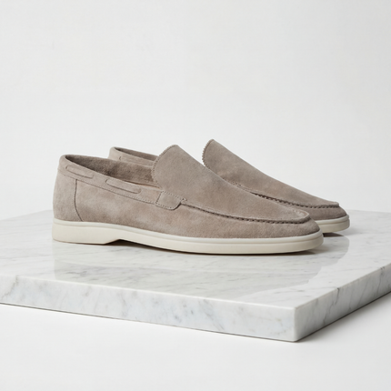 Julian | Classic Slip-On Loafers with Moc Toe Design