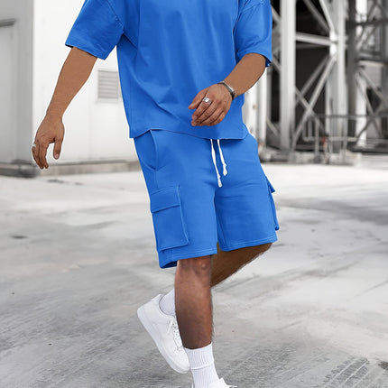 Logan | Oversized T-Shirt & Cargo Shorts Co-ord Set