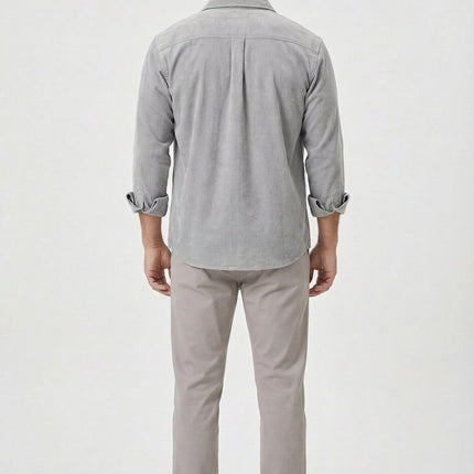 Logan | Relaxed Fit Button Front Shirt with Chest Pocket