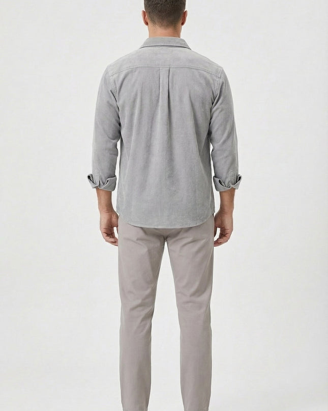 Logan | Relaxed Fit Button Front Shirt with Chest Pocket