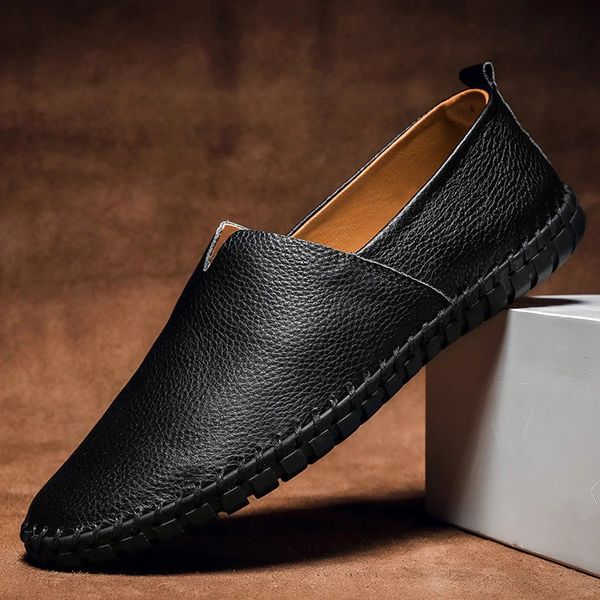 Malachy | Pebbled-Grain Slip-On Loafers