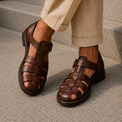 Marvin | Closed-Toe Fisherman Sandals for Men