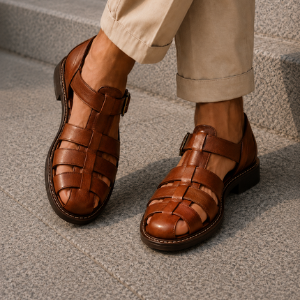 Marvin | Closed-Toe Fisherman Sandals for Men