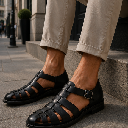 Marvin | Closed-Toe Fisherman Sandals for Men