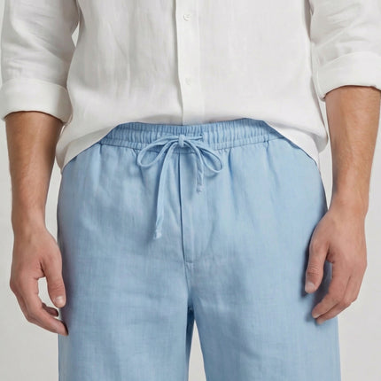 Mason | Breathable Linen Drawstring Summer Shorts