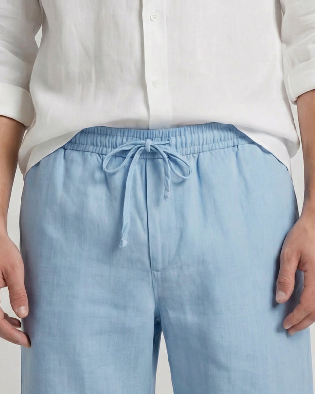 Mason | Breathable Linen Drawstring Summer Shorts