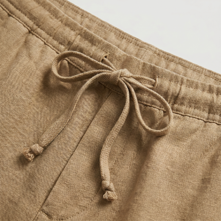 Mason | Breathable Linen Drawstring Summer Shorts