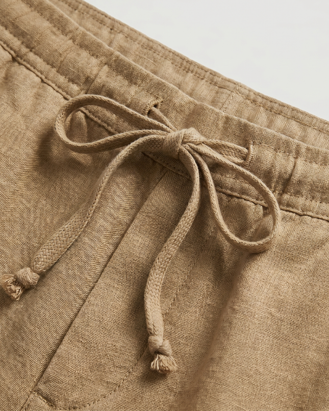 Mason | Breathable Linen Drawstring Summer Shorts