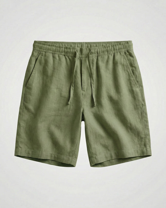 Mason | Breathable Linen Drawstring Summer Shorts