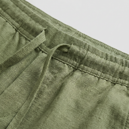 Mason | Breathable Linen Drawstring Summer Shorts