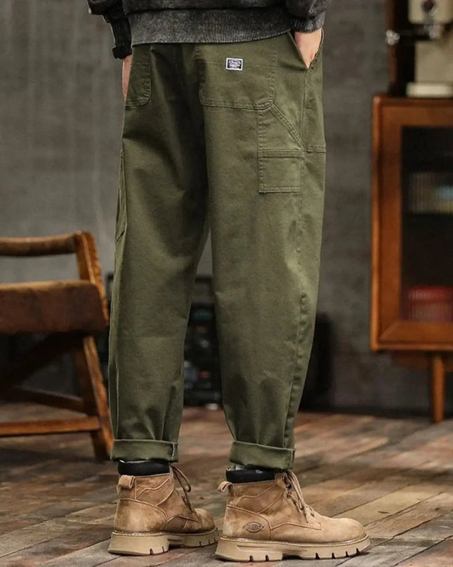 Mason | Relaxed Fit Cargo Pants with Utility Pocket Panels
