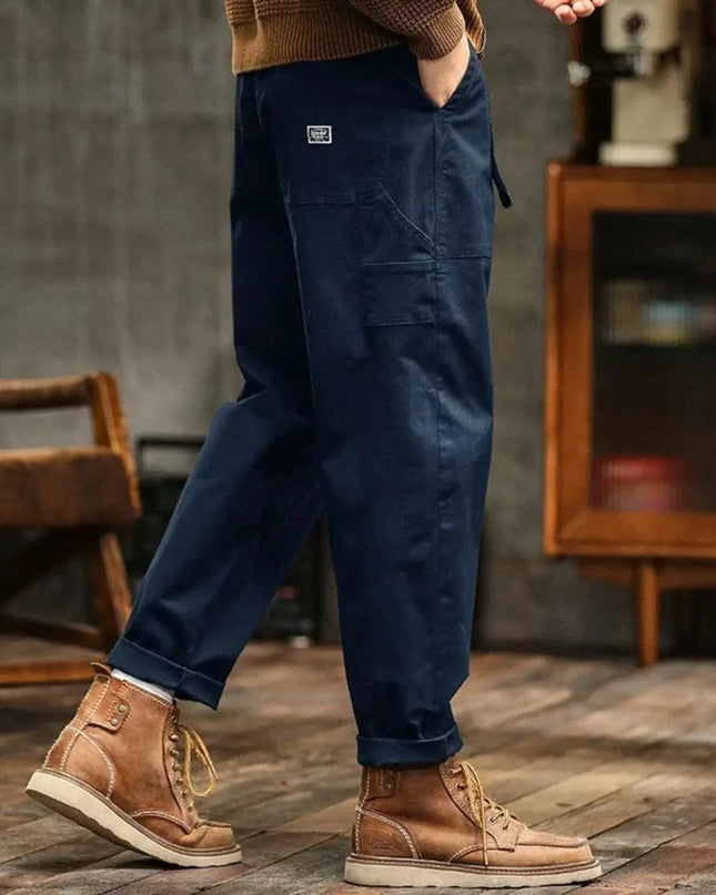Mason | Relaxed Fit Cargo Pants with Utility Pocket Panels