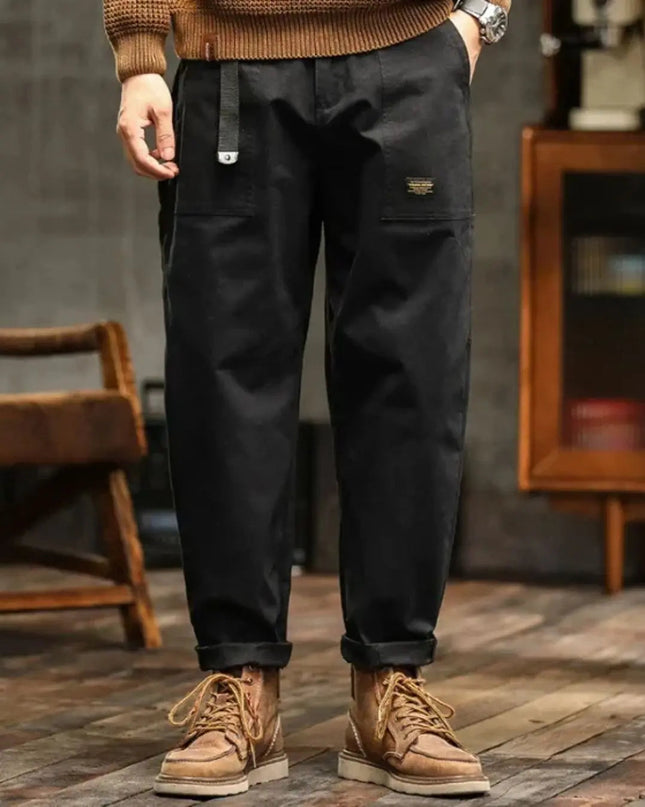 Mason | Relaxed Fit Cargo Pants with Utility Pocket Panels