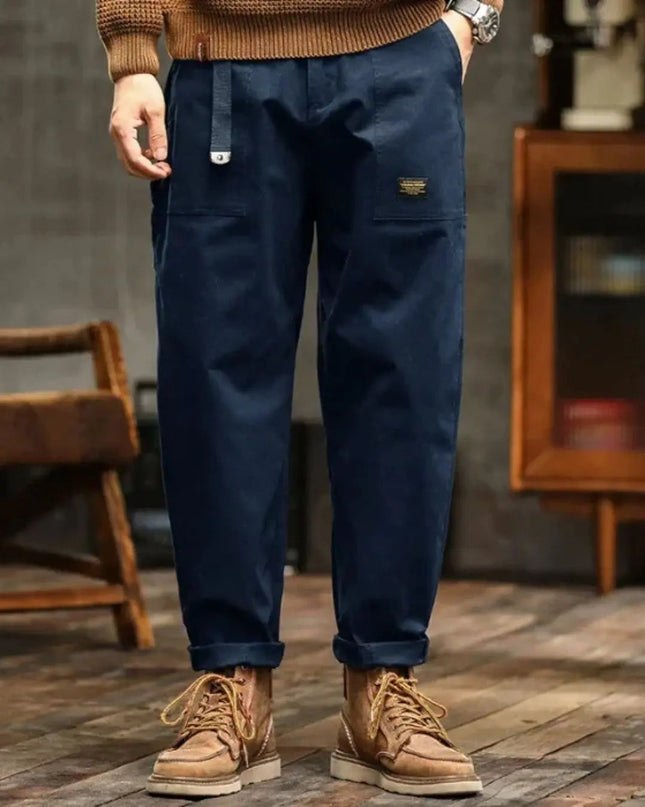Mason | Relaxed Fit Cargo Pants with Utility Pocket Panels