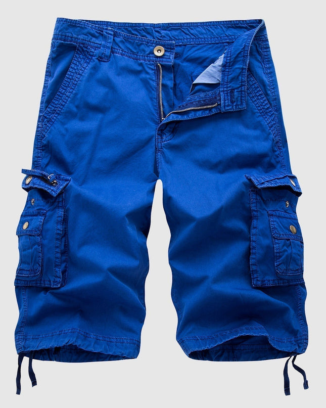 Mason | Relaxed Fit Knee Length Cargo Shorts with Utility Pockets